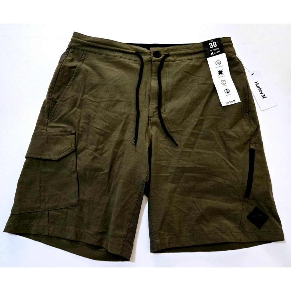 Hurley H2O-Dri Nomad‎ Cargo Short Men's 30 Olive NWT
